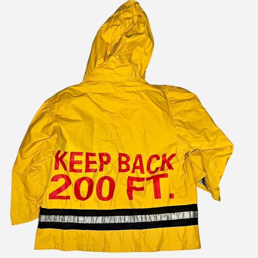 Children's Yellow Firefighter Raincoat